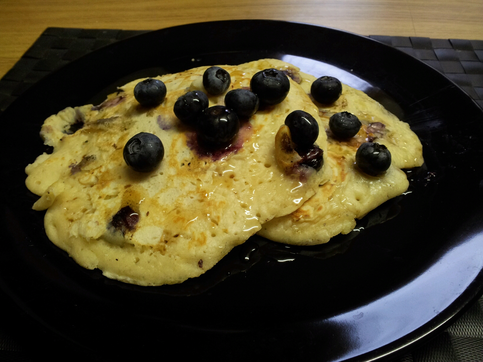 style pancakes to American  make blueberry pancakes how american blueberry